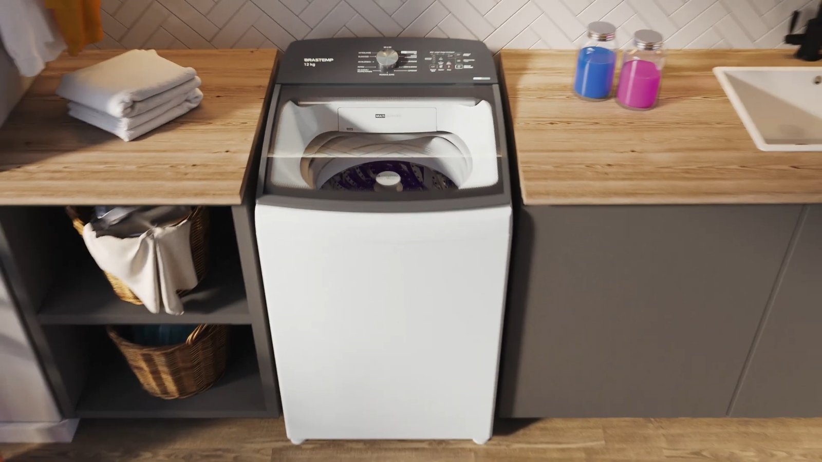 Lava Roupa Brastemp 12 kg BWR12 - 1